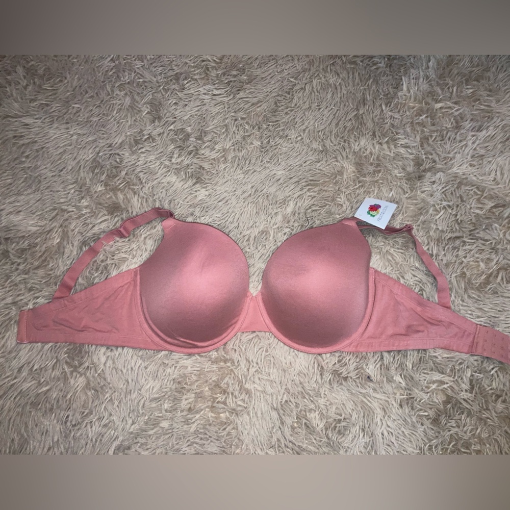 Fruit of the Loom Soft Pink Cotton Bra